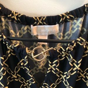 Michael Kors Gold-embellished tunic